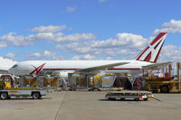 N747AX @ DFW - On the West Freight ramp at DFW Airport - by Zane Adams