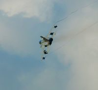 ZA560 @ EGFH - The pattern is clear. Marham Wing Tornado buzzes the tower at Swansea Airport. Thanks Derek for the s/n. - by Roger Winser