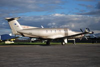 LX-JFI @ EGTF - Pilatus PC-12/45 at Fairoaks. - by moxy