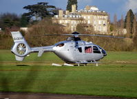 G-CEYF @ EGTF - Eurocopter EC135-T1 at Fairoaks. Ex P4-XTC - by moxy