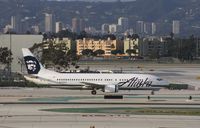 N756AS @ KLAX - Boeing 737-400 - by Mark Pasqualino