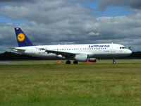 D-AIQM @ EGPH - Lufthansa A320 arrives at EDI From FRA - by Mike stanners