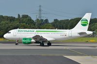 D-ASTC @ EDDL - Germania A319 lining up at DUS - by FerryPNL