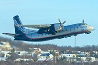 RA-46667 @ ENTC - Antonov An-24RV, c/n: 47309508 departing Tromso for Murmansk
