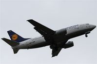 D-ABIK @ EDDP - Jumping over eastern fence down on rwy 26R...... - by Holger Zengler