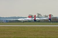 N277SF @ EGHH - 1000th aircraft photo on A-D.com. Having landed here on 11th February, the GlobalFlyer returns from a test flight shortly before returning to the USA. - by Howard J Curtis