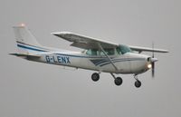 G-LENX @ EGHH - Misty arrival on 08 - by John Coates