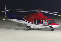G-CHCP @ EGSH - Sat under the floodlights at SaxonAir.