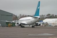 N749AP @ EGHH - Ex C-GVWJ of WestJet. - by Howard J Curtis