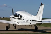G-EVIE @ EGHA - Privately owned. A resident here at the time. - by Howard J Curtis
