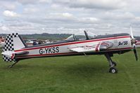 G-YKSS @ EGHS - Privately owned, at the PFA fly-in here. - by Howard J Curtis