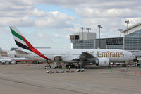 A6-EWB @ DFW - Emirates 777 at the gate - DFW Airport - by Zane Adams
