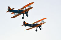 N46592 @ KCJR - N46592 (03) leading  formation with N49986 (2) - Culpeper Air Fest 2012