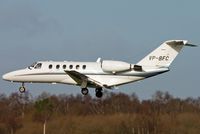 VP-BFC @ EGHH - Coming in to land. - by Howard J Curtis