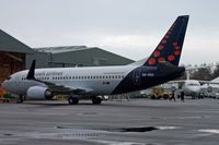 OO-VEH @ EGHH - Brussels Airlines, fresh from the spray shop - by Howard J Curtis