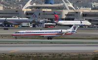 N521AE @ KLAX - CL-600-2C10