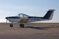 G-BOMO @ EGFH - Resident Tomahawk operated by Cambrian Flying Club. - by Roger Winser