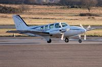 N678J @ EGFH - Visiting Beech Baron. - by Roger Winser