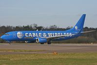 EI-CSC @ EGHH - Ryanair; Cable & Wireless special markings. - by Howard J Curtis