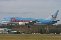 G-THOI @ EGHH - Thomsonfly.com - by Howard J Curtis