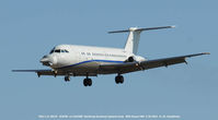 N164W @ BWI - nose angle view on final to 33L