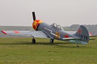 G-BWYK @ EGHA - Privately owned. 51 yellow - by Howard J Curtis