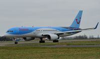 G-BYAY @ EGSH - Leaving for Leeds / Bradford. - by keithnewsome