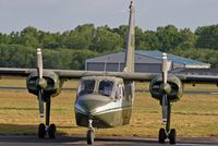 G-BDVX @ EGHH - Fly BN Ltd. Showing its former Belgian Army markings clearly.  Became G-OBNL. - by Howard J Curtis