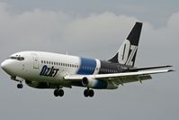 G-GPFI @ EGHH - European Aviation, in OzJet colours. - by Howard J Curtis