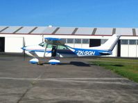 ZK-SGH @ NZAR - Nice cessna outside Hawker Pacific hangar. - by magnaman