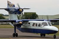G-BEDP @ EGHH - Blue Islands, up close. - by Howard J Curtis