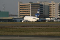N383WA @ EBBR - Parked on BRUCARGO apron