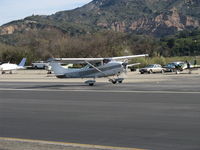 N711KC @ SZP - 1983 Cessna 182P SKYLANE, Continental O-470 230 Hp, takeoff Rwy 22 - by Doug Robertson