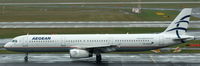 SX-DVZ @ EDDL - Aegean Airlines, seen here on taxiway M at Düsseldorf Int´l (EDDL) - by A. Gendorf