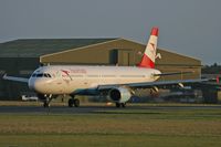 OE-LBE @ EGHH - Austrian Airlines. - by Howard J Curtis