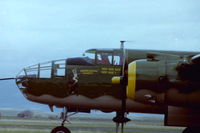 N3155G @ KSHR - B-25 at KSHR around 1983 - by Daniel Ihde
