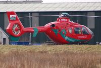 G-WASC @ EGFH - Welshpool Airport based Wales Air Ambulance helicopter (Helimed 59) makes a brief visit to Swansea Airport. - by Roger Winser