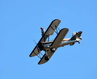 N68853 @ KCJR - Wing walker - top of wing - Flying Circus - Culpeper Air Fest 2012