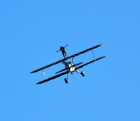 N68853 @ KCJR - Wing walker - on top climnbing left turn - Flying Circus - Culpeper Air Fest 2012