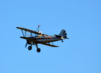 N68853 @ KCJR - Wing walker climbing back into the aircraft - Flying Circus - Culpeper Air Fest 2012 - by Ronald Barker