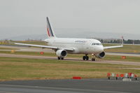 F-GJVB @ EGCC - Air France Airbus A320 Taxiing at Manchester Airport - by David Burrell