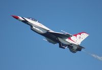 92-3888 - Thunderbirds F-16CJ over Daytona Beach - by Florida Metal