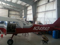 N349AD @ KTOP - In the hangar - by Floyd Taber