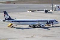 SP-LNA @ LOWW - LOT Embraer ERJ 195 - by Andreas Ranner