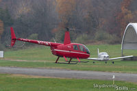 N171WT @ 7B9 - R44 at Ellington, CT - by Dave G