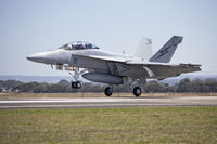 A44-222 @ YMAV - RAAF F/A 18F Super Hornet landing after an air display during the 2013 Avalon Airshow. - by YSWG-photography