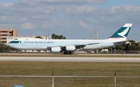 B-LJH @ MIA - Cathay Cargo 747-8F - by Florida Metal