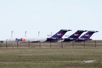 N491FE @ AFW - FedEx 727 at Fort Worth Alliance Airport - by Zane Adams