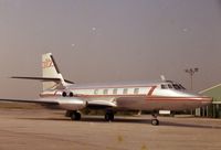 N3E @ KHOU - Lockheed Jetstar N3E soon after delivery in the early 1960's to its first owner, Cameron Iron Works, Houston, TX. Photo by James W. Smith, maintenance chief. - by James W. Smith