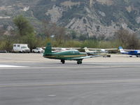 N63AB @ SZP - 1965 Mooney M20E SUPER 21, Lycoming IO-360 200 Hp, takeoff roll Rwy 22 - by Doug Robertson